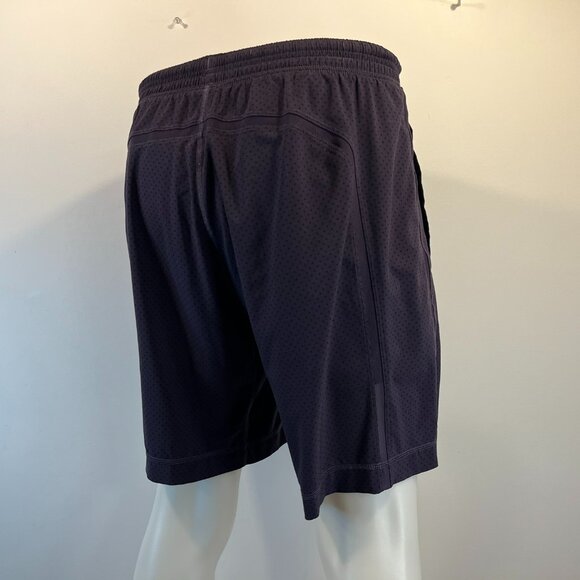 Lululemon Men's Run: Response Short Mini Polka Dot Purple Black - Size Medium - Picture 5 of 7